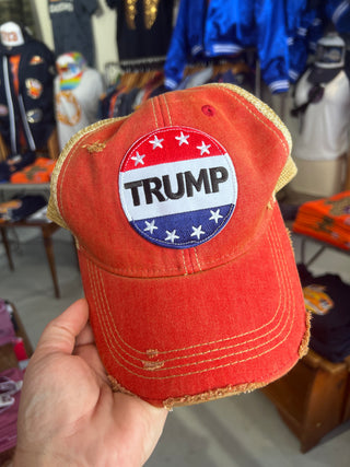 Trump Red Dirty Trucker Hat