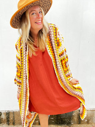 Golden Hour Granny Girl Duster
