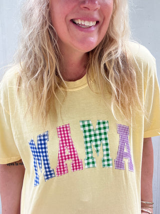 Gingham Gang Mama Tee