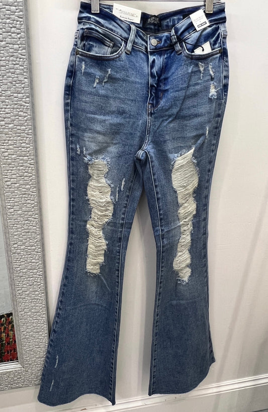 Destin To Destroy Flare Jeans