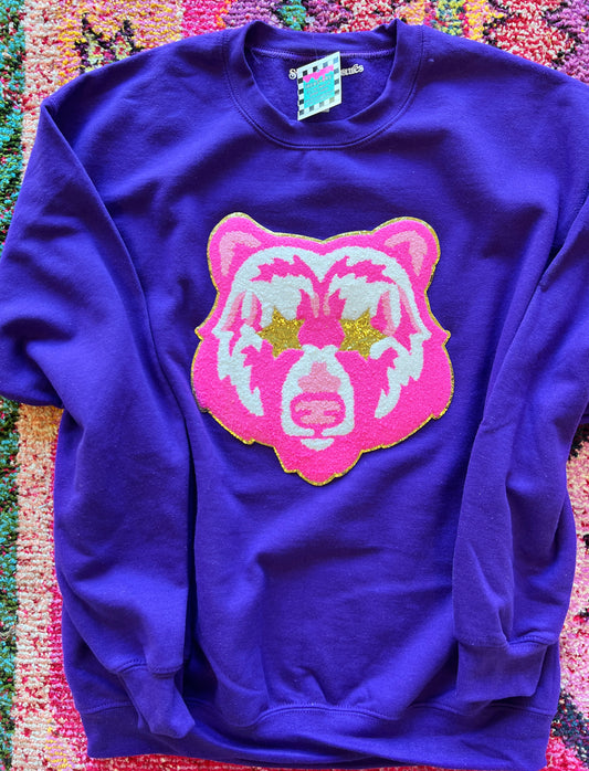 Bears Chenille Patch Pullover