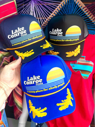 Lake Conroe Shady Captain Hat [3 Colors]