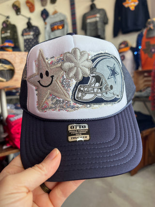 Dallas Football Layered Trucker Hat