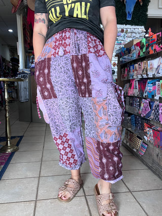 Boho Treasure Patchwork Pant [Purple]