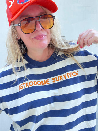 Astrodome Survivor Striped Tee