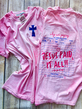 Jesus Paid It All Tee