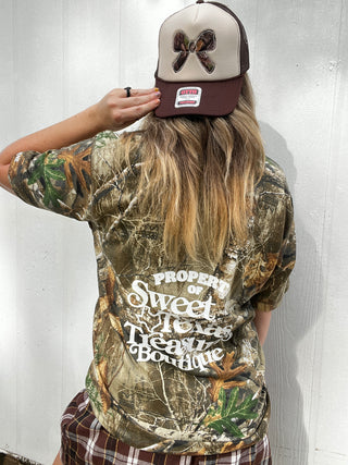 Girl Gang Pocket Tee [Real Tree]