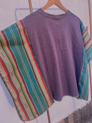 Navajo Carhartt Reworked Poncho Top