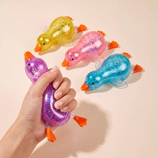 Glitter Duck Squeeze Squishy Stress Relief Toy