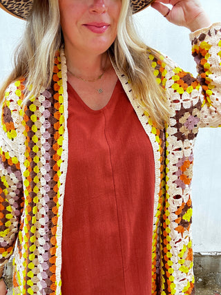 Golden Hour Granny Girl Duster