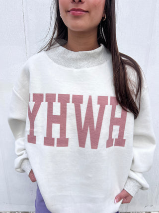 Yahweh Jesus Reversible Mockneck Pullover
