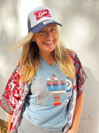 Americana Patchwork Kimono