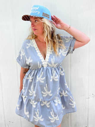 On Island Time Babydoll Dress
