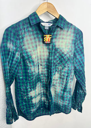 *True Treasure* Frida Upcycled Bleached Flannel