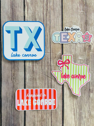 Lake Conroe Life Stickers