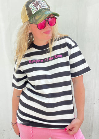 Daughter of the King Striped Tee