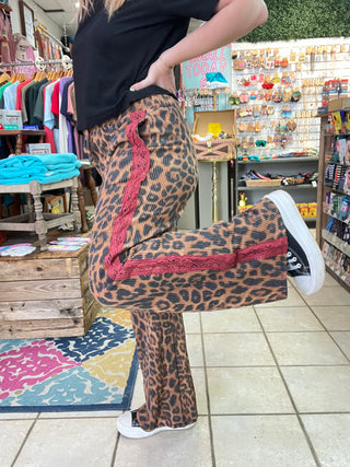 Untamed Lace Leopard Pants