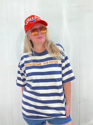 Astrodome Survivor Striped Tee