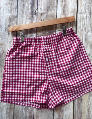 Girl Gang Gingham Boxer Shorts