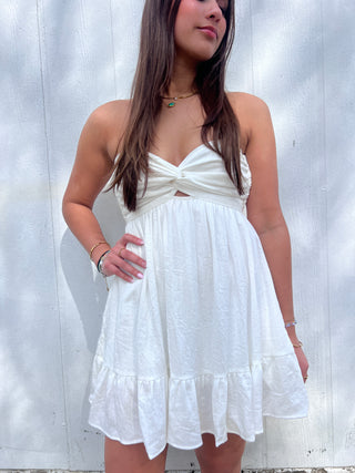Sweet Twist Romper Dress