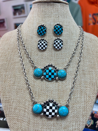 Race for the Rodeo Necklace Set [2 Colors]