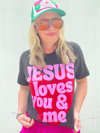 Jesus Loves You & Me Tee