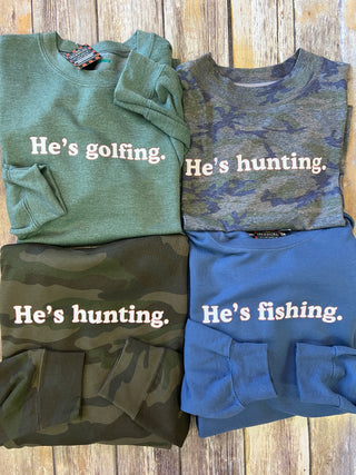 He’s Not Here Pullover/Tee