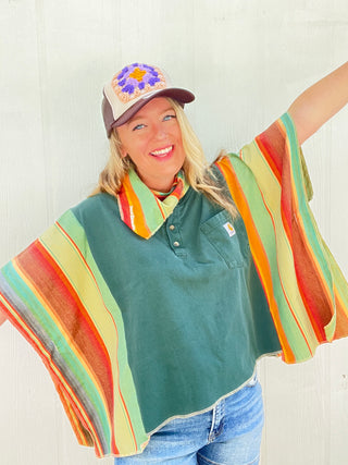 Rio Carhartt Reworked Poncho Top