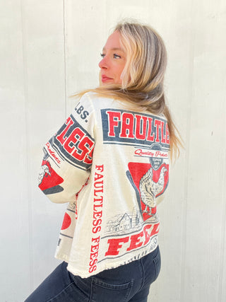 Feed Bag Cardigan [Chicken]