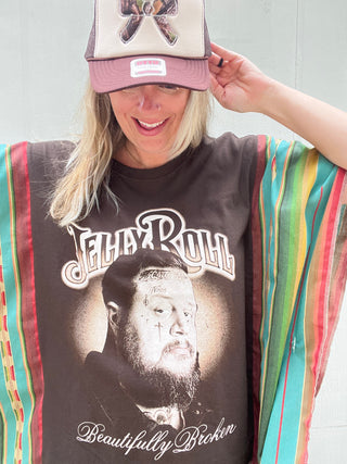 Jelly Roll Lago Serape Remix Poncho