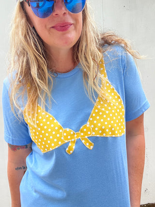 Knot Your Average Bikini Top Tee [Yellow]