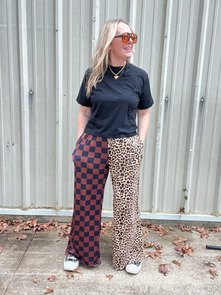 Wild Chic Clash Split Pants