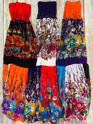 Last Call Boho Gypsy Tiered Pants