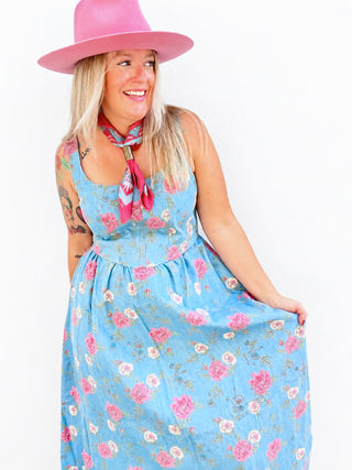 Tennessee Rose Denim Dress