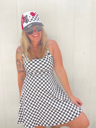 Checkmate Chic Active Dress