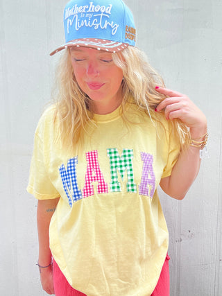 Gingham Gang Mama Tee