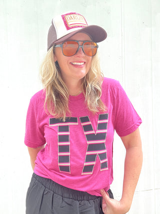 Retro Stripe State Tee