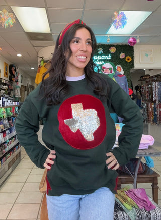 Velveteen Texas Bow Pullover