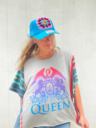 Queen Maverick Serape Remix Poncho