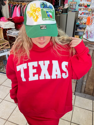 Lone Star Scarlet Mockneck Pullover