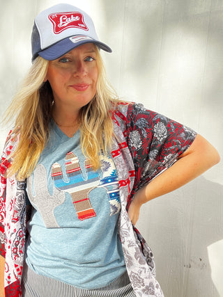 Americana Patchwork Kimono