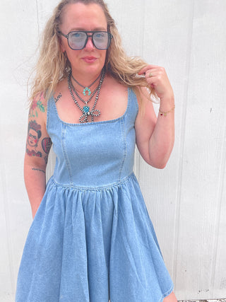 Blue Jean Belle Dress