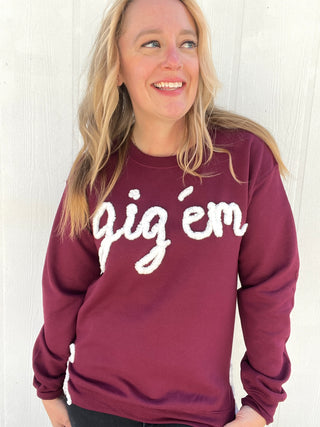 Custom Yarn Bow Pullover