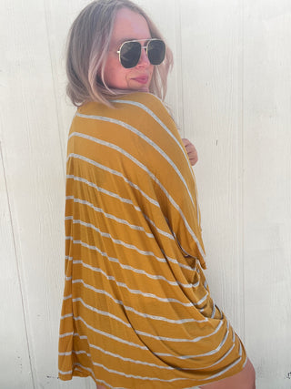 Honey Striped Kimono