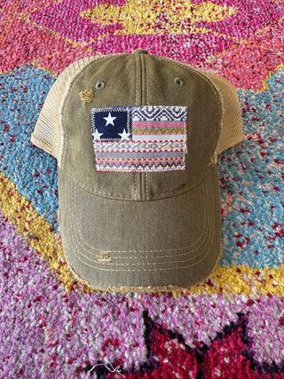 Verano Serape Flag Trucker Hat