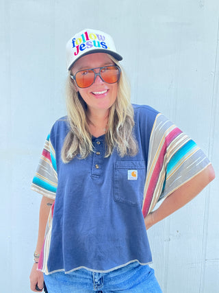 Silverado Carhartt Reworked Poncho Top