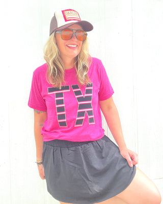 Retro Stripe State Tee