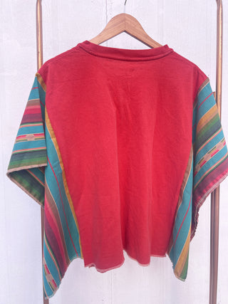 Lago Carhartt Reworked Poncho Top [Rust]