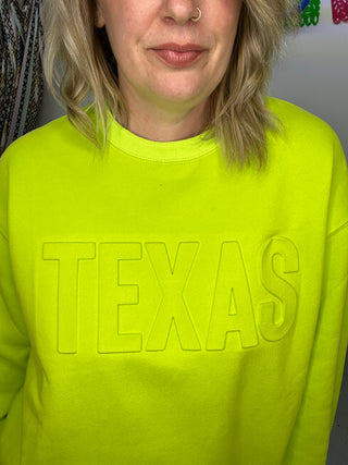 Texas Embossed Sweatshirt