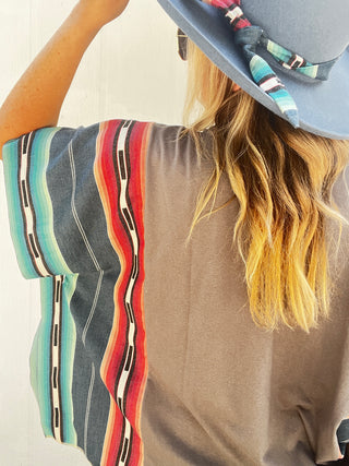 Born Lucky Maverick Serape Poncho